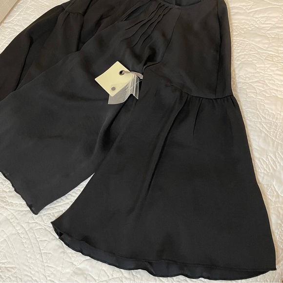 HINGE Black Bell Sleeve Boho Blouse Women’s Size Small 8954 New With Tags - Picture 5 of 8